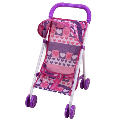 Коляска для кукол Qkid 003-3 сиреневая 1